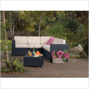 Угловой комплект мебели Keter Provence Set (Прованс)