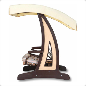 Качели садовые Леда Валенсия I Премиум (лиственница)