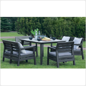 Комплект мебели обеденный Keter Delano set with Lima table 160