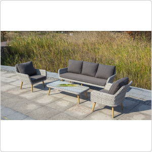 Столик журнальный из ротанга 4SIS Прованс, белый