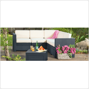 Угловой комплект мебели Keter Provence Set (Прованс)