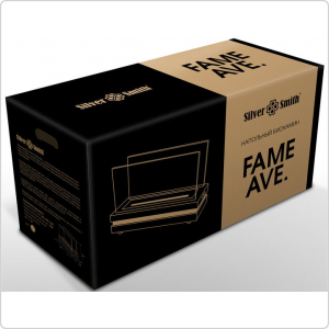 Биокамин напольный Silver Smith FAME AVE Black