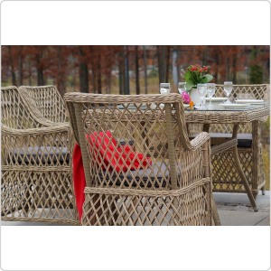 Стол 4SIS Айриш, соломенный 900х900