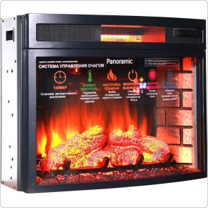 Очаг электрокамина InterFlame Panoramic 25 LED FX QUARTZ