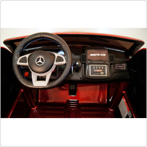 Детский электромобиль Mercedes-Benz AMG GLS63 красный металлик