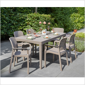 Стул пластиковый Keter Samanna капучино